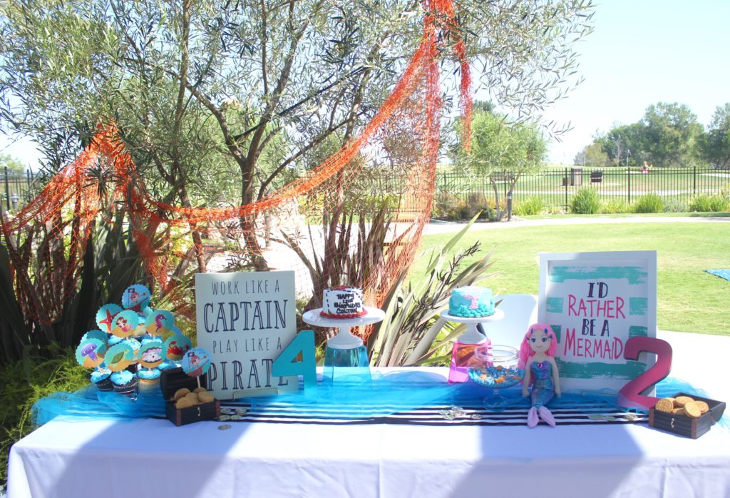 Pirate and Mermaid Party - Princess Turned Mom